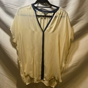 Vince Blouse with Blue Detail